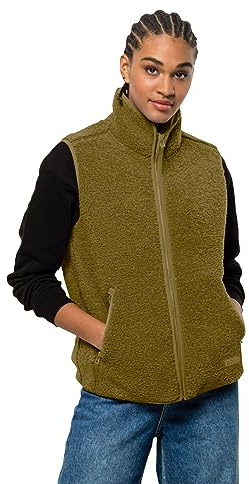 Jack Wolfskin Damen High Curl Vest W Fleece-Jacke, night blue, XS