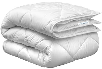 Schiesser 4-Jahreszeiten Bettdecke Lykke | 2-teilige Steppdecke mit Druckknöpfen | Sommerdecke & Übergangsdecke kombinierbar | Oeko-TEX® Standard 100 135x200 cm