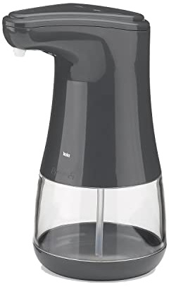 kela Seifen- Desinfektionsspender Sensor 360 ml Aurie Comfort, Seifenspender automatisch, 2 Stufen, flüssiges Desinfektionsmittel, Kunststoff, Grau