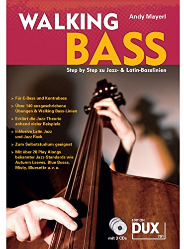 Walking Bass: Step by Step zu Jazz- & Latin-Basslinien