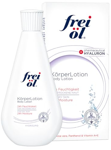 frei öl Hydrolipid-Körper Lotion mit Pharmazeutischer Hyaluronsäure und Aloe Vera, Bodylotion, 200 ml