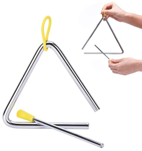Triangel Musikinstrument,Musikinstrumente,Triangel Percussion,Musik Triangel Instrument,Musikalisches Dreiecksinstrument Mit Schlägel,Dreieck Instrument Für Anfänger