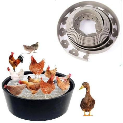 Hühnerstaubbad Sandbadewannen, bodenlose Konstruktion, PE-Umgebung, Sandbad für Hühner, Hühnerstall-Reinigungsbehälter, Behälter für Hühnerstall-Kalk, Essential Chicken (Grey)