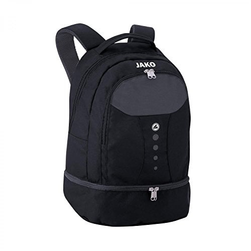 JAKO Unisex Rucksack Striker, Schwarz, EMPTY/NO SIZE