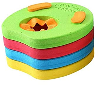 Bunte 4-teilige Schwimmscheiben Kinder, Eva-Armschwimmer mit Schwimmenden Ärmeln, Auftriebsringen (A)