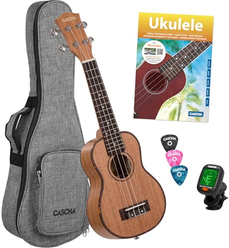 Cascha HH 2027 Premium Soprano Ukulele Starter Pack