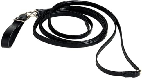 AMKA Schlaufzügel, Leder, schwarz