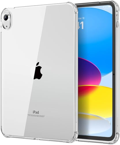 MoKo Hülle für iPad (A16) 11. Generation 11 Zoll 2025, iPad 10. Generation 10,9 Zoll 2022, Kratzfest Klare Schutzhülle Dünne Hülle Cover mit Stoßfester Schlagfestigkeit Tablet Case, Transparent