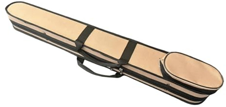 Kontrabassbogen-Box, Kontrabassbogen-Etui, Kontrabassbogen-Tasche für Kontrabass-Bogen, für Reiseauftritte, Kaffee