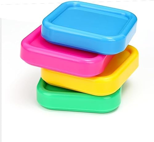 Quadratische magnetische Nadelkissen, Anti-Verlust-Nähnadel-Nadel-Aufbewahrungshalter, magnetischer Pinnnadelhalter zum Nähen, Quilten, DIY-Projekte, Kunststoff-Pinnkissen (zufällige Farbe)
