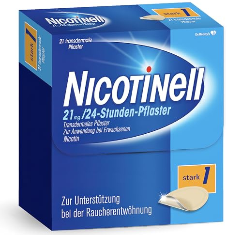 Nicotinell 21 mg/24-Stunden-Pflaster (bisher 52,5 mg) Stärke 1 (stark), 21 St. Pflaster