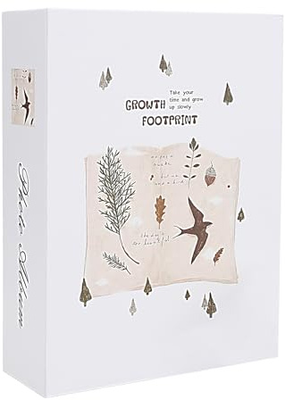 Einsteckalbum 10x15 cm für 100 Fotos – Mini-Fotoalbum zum Festhalten des Wachstums der Kinder