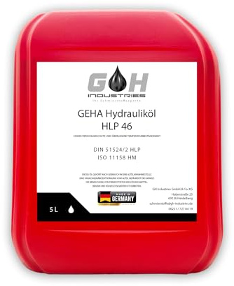 5 L Hydrauliköl HLP 46 ISO VG 46 nach DIN 51524/2 ISO 11158 HM Kanister 5 Liter