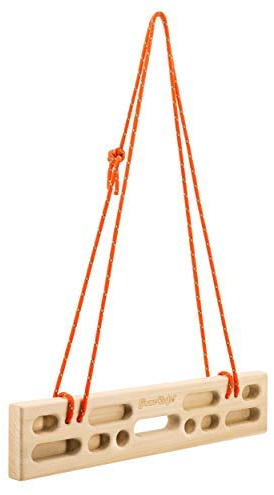 Gimme Kraft! Hangboard Fingerhakler Finger Board Boulder Brett mit Befestigungsschnur Training für mehr Fingerkraft
