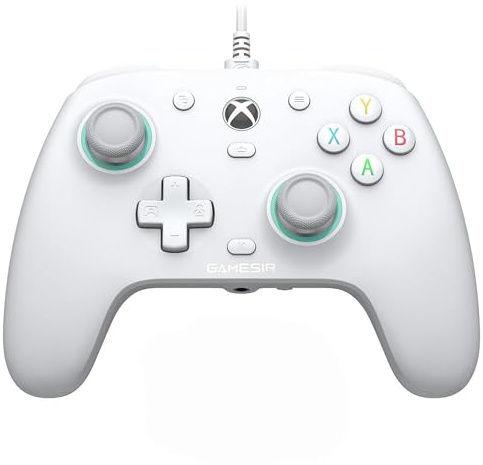 GameSir G7 SE Wired Controller für Xbox Series X|S, Xbox One & Windows 10/11, Plug and Play Gaming Gamepad mit Hall-Effekt Joysticks/Hall Trigger, 3.5mm Audio Jack (Weiß)