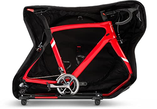 SCICON Aerocomfort 3.0 Fahrradtasche für Rennrad, gepolstert und verstärkt, Flugtransport, schwarz, 10 kg