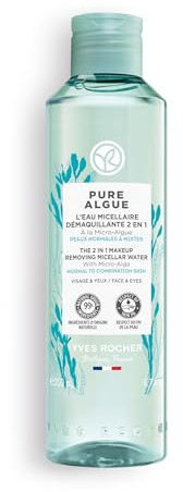 Yves Rocher PURE ALGUE 2-in-1 Mizellenwasser - Entfernt sanft Make-up und pflegt die Haut - Mit Mikroalgen - 200 ml