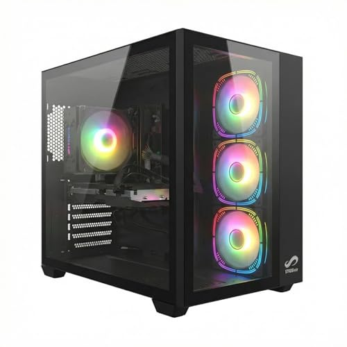STGsivir Gaming PC, GeForce RTX 2060 Super 8GB GDDR6,Core i7 bis zu 3.9Ghz,16GB DDR,1TB SSD,WLAN 6,BT5.0,RGB Lüfter x3,Windows11 Pro,Gamer PC Computer Desktop
