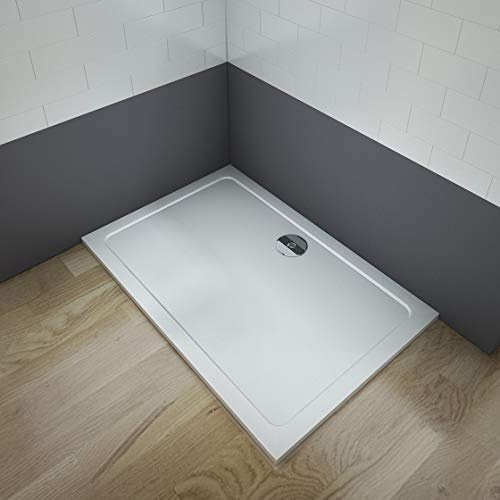 Aica Sanitär Duschtasse Duschwanne 110x90cm Rechteck Weiß mehrere Außenmaßen