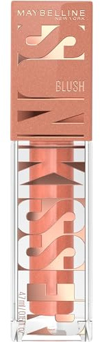 Maybelline New York Sunkisser Blush, Flüssiger Blush für sonnengeküssten Glow, Mit lichtreflektierenden Perlen und Pigmenten, Zartschmelzende Formel mit Vitamin E, 03 Sol Search, 4,7 ml
