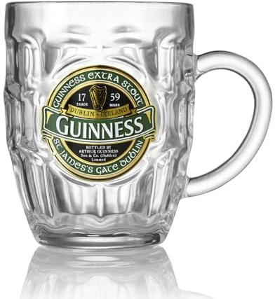 Guinness Ireland Collection - Dimpled Pint Tankard With Metal Badge