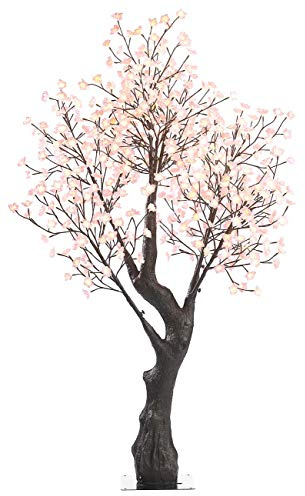 Luminea Kirschblütenbaum: LED-Deko-Kirschbaum, 576 beleuchtete Blüten, 200 cm, für innen & außen (LED Kirschblütenbaum, Baum Kirschblüten, Bäume)