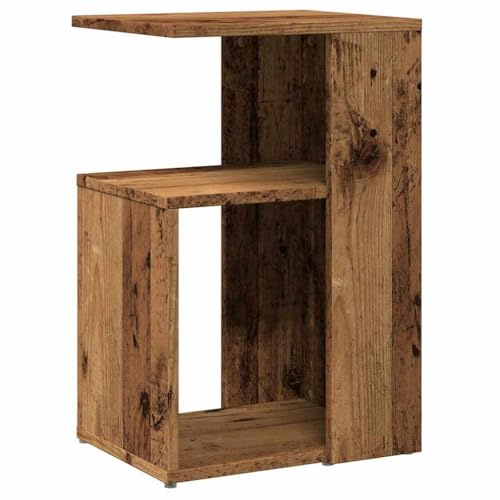 vidaXL Beistelltisch Altholz-Optik 36x30x56 cm Holzwerkstoff