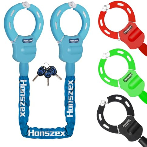 Honszex E Scooter Schloss, Schloss für E Scooter, Fahrräder, E-Bikes | E Roller Schloss Hohe Sicherheit, Handschellenschloss 36.22inch, Schweres Sicherheitsschloss, E Scooter Zubehör