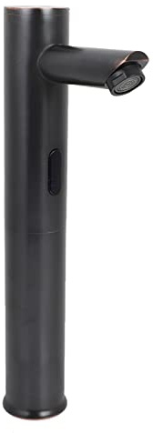 Infrarot Sensor Wasserhahn Messing G1/2 Kalt Warm Automatik | Berührungsfrei, spart Strom: 4 AA Batterien, 300x täglich, 2 Jahre, Unterbecken für Bad Küche, Abschaltung nach 1 Minute