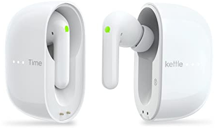 Timekettle M3 Übersetzungsgerät, Zwei-Wege-Übersetzer-Kopfhörer mit App für 40 Sprachen & 93 Dialekte Online&Offline-Sprachübersetzer für Expats auf Reisen, kompatibel mit iOS & Android