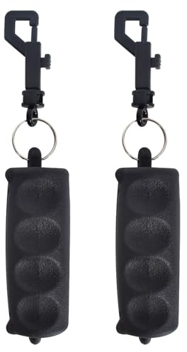 2 Stück Bogenschießen Pfeilzieher, Gummi Pfeil Puller, Pfeil Ziel Remover, Bogenschießen Puller, mit Gürtelclip Bogen Zubehör für Einfaches Pfeilziehen und Handschutz für das Bogenschießen (Schwarz)
