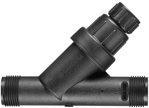 Gardena Sprinklersystem Druckminderer: Druckregulator für konstanten Wasserdruck von maximal 3,1 bar, Zubehör für die Gartenbewässerung zum Ausgleich von Druckschwankungen (8200-20)