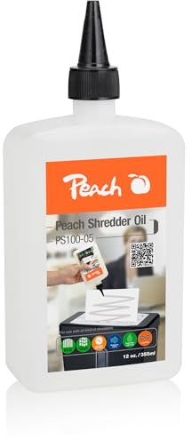 Peach Aktenvernichter-Öl - Inhalt 355 ml - Pflege für alle Aktenvernichter geeignet - PS100-05