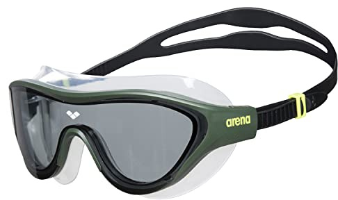 ARENA The One Mask Anti-Fog Schwimmmaske für Erwachsene, Schwimmmaske mit Großen Gläsern, UV-Schutz, Selbstjustierender Nasensteg, Orbit-Proof Dichtungen