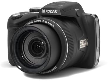 KODAK Pixpro Astro Zoom AZ426 - Digitale Bridge-Kamera, 42X optischer Zoom, 24-mm-Weitwinkel, 20 Megapixel, 3-Zoll-LCD, Full HD 1080p Video, Li-Ionen-Batterie - Schwarz