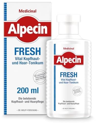 Alpecin Medicinal FRESH Haarwasser, 1 x 200 ml - belebende Kopfhaut- und Haarpflege