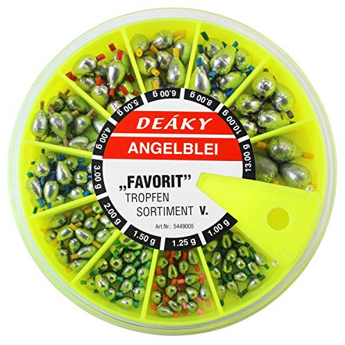 Angel Domäne Tropfenblei Sortiment – Schwarze Bleioliven mit schnurschonendem Silikonschlauch – Angelblei Set für Wettkampf & Allround (1-13g | 160 STK.)