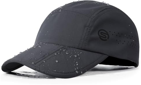 AYPOW Wasserfest & Faltbare Baseballkappe Sommer UV-Schutz Kappe, Schnell Trocknend Atmungsaktiv Verstellbar Sonnenhut, Baseball Caps für Herren Damen Lässig Modisches Leichte Outdoor Sportmütze