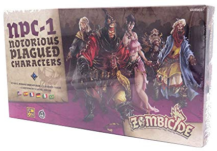 Zombicide Black Plague:N.P.C. #1 - Asmodee - Gesellschaftsspiel - Brettspiel - Spielfiguren-Set