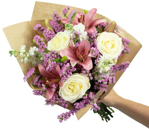 Blumenstrauß 'Pink Majesty' - Größe L - Stiellänge ca. 50 cm - Strauß frischer Blumen