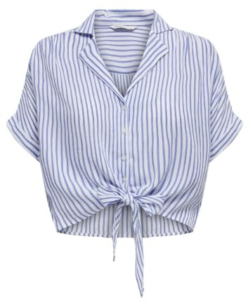 Onlpaula Life S/S Tie Shirt WVN Noos