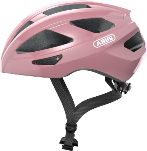 ABUS Rennradhelm Macator - sportiver Fahrradhelm für Einsteiger - auch für Zopfträger/-innen - für Damen und Herren