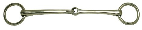 ARBO-INOX Unterlegtrense 12,5 cm einfach gebrochen