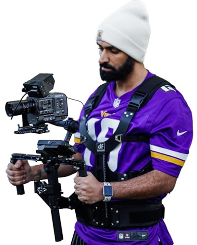 DF DIGITALFOTO Thanos-SE Gimbal Weste System, Filmmakers Kit, Kompatibel mit DJI RS2/RS3/RS3Pro/RS4/RS4Pro/RSC2/Ronin S, ZHIYUN Crane 2S/3S, Kompakt, 2-8 kg Nutzlast