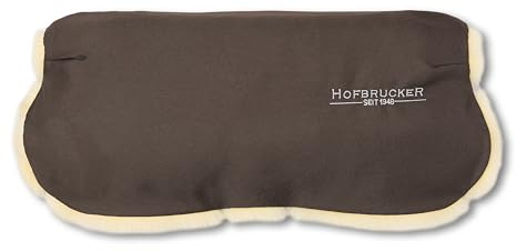 Hofbrucker Handwärmer, echter Lammfell Handmuff für Kinderwagen, Buggy. Braun
