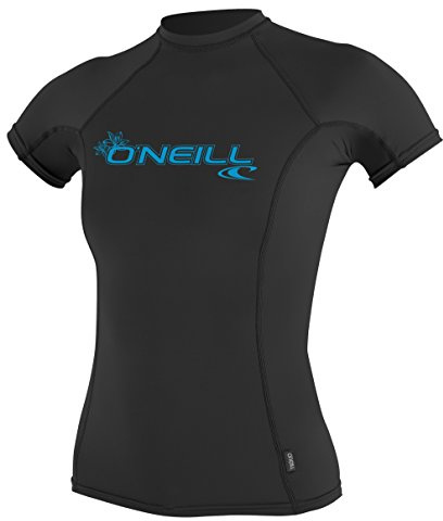 O'Neill Damen-Neoprenanzug, Basic Skins, Kurzarm, Rashguards, Schwarz, L