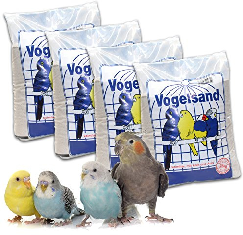 Kieskönig 10 kg Vogelsand mit Kalk u. Anis (4 x 2,5 kg Sack)