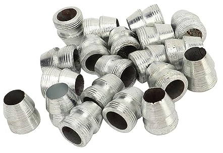 Yusat 20 x runde Sicherheits-Axtgriffkeile aus Stahl, Hammer, Spaltaxt, Keil Hammer, Axt, Schlittengriff (16 mm)