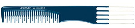 Comair 7000323 Toupier-Gabelkamm 105 Profi-Line, blau