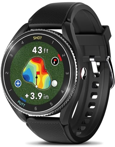 Voice Caddie T9 GOLF GPS Armbanduhr - SCHWARZ